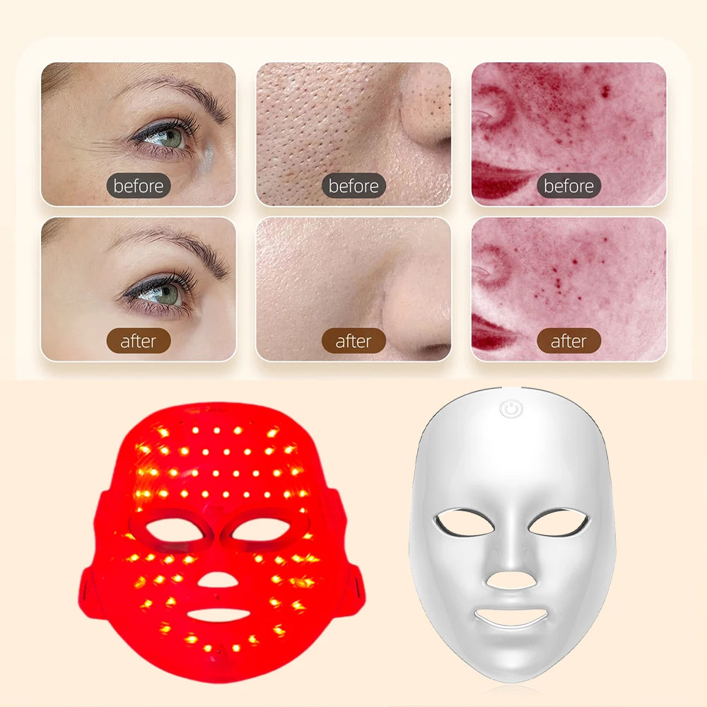 Glow Theory 7-Colour LED L
ight Therapy Face Mask
