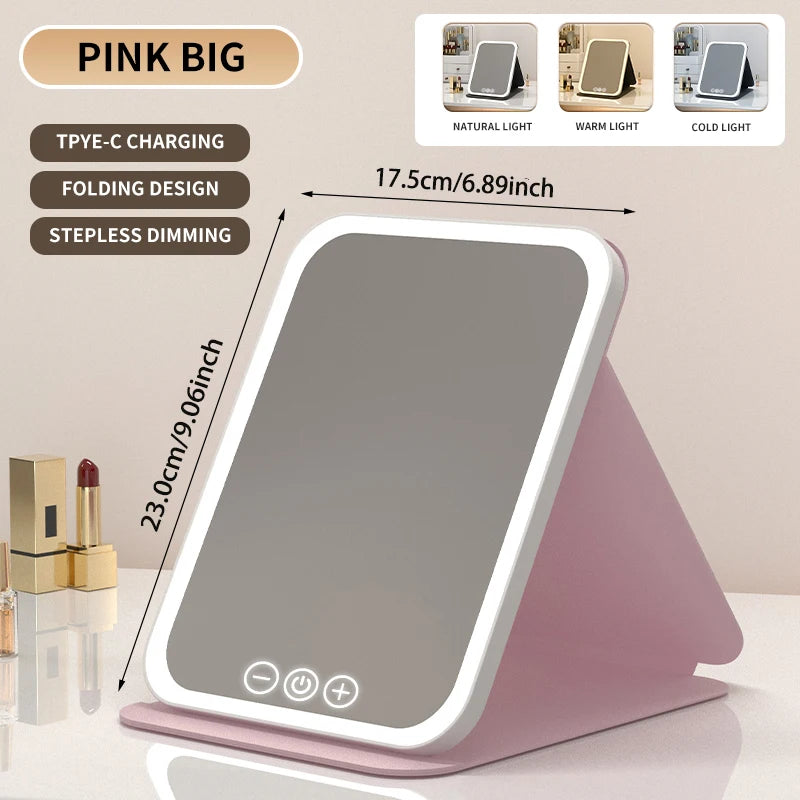 Rechargeable LED Makeup Mirror