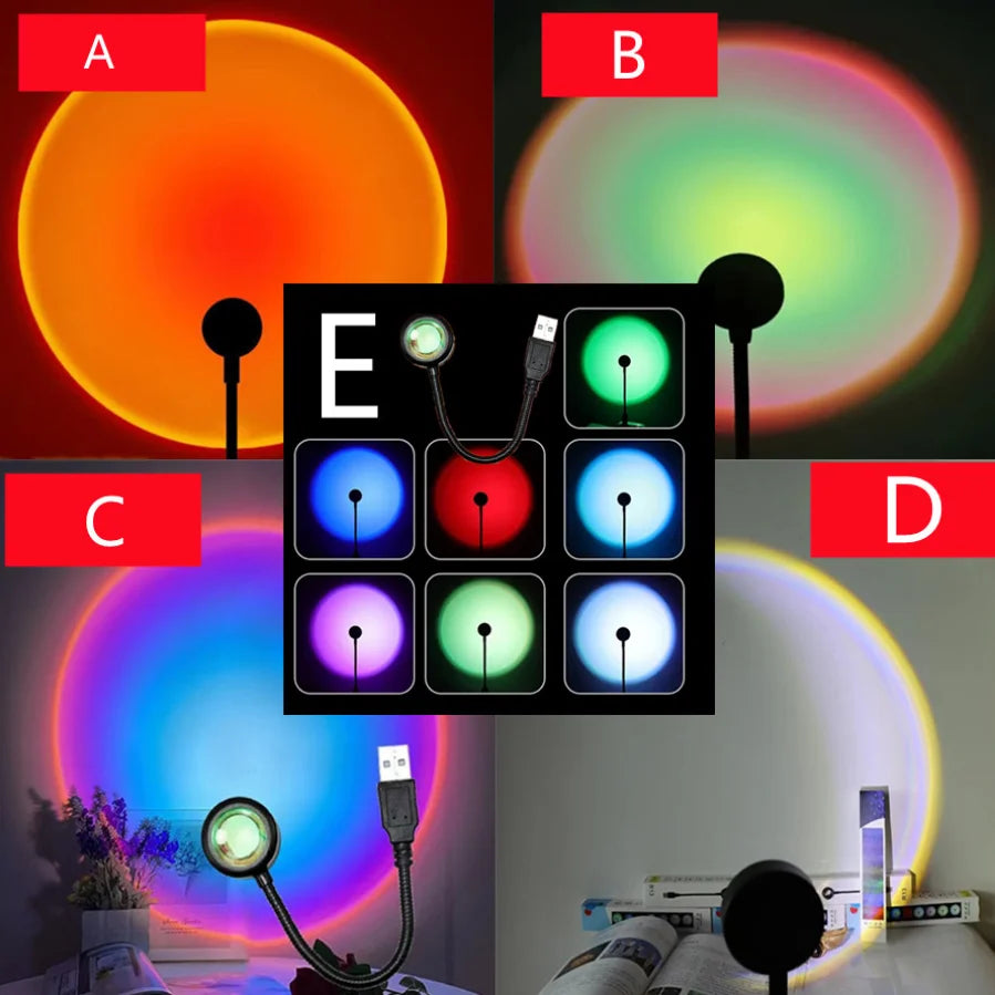 Glow Theory Sunset Lamp