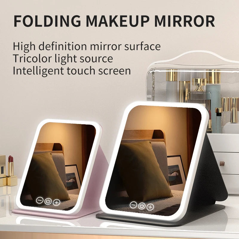 Rechargeable LED Makeup Mirror