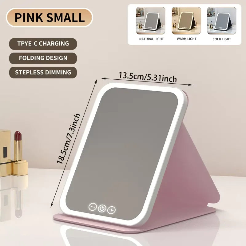 Rechargeable LED Makeup Mirror