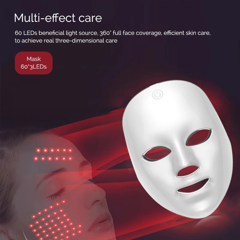 Glow Theory 7-Colour LED L
ight Therapy Face Mask